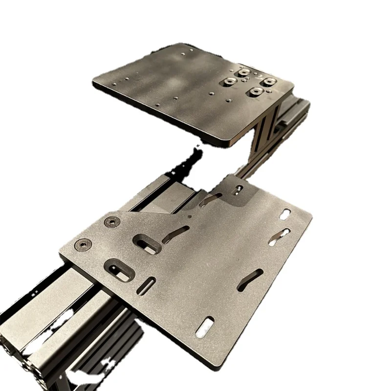 Гоночный симулятор, последовательность ручного тормоза, ручная передача, монтажный кронштейн CNC, толщина 10 мм 
Гоночный симулятор, последовательность ручного тормоза, ручная передача, монтажный кронштейн CNC, толщина 10 мм