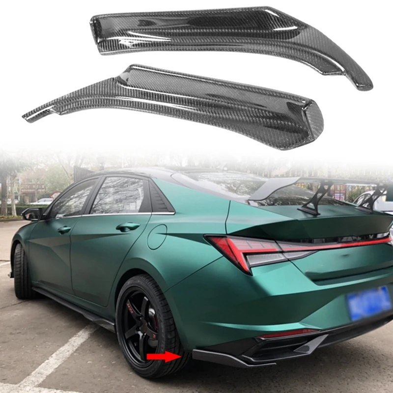 Car Real Carbon Fiber Rear Bumper Side Corner Splitters Aprons For INFINITI Q50 2014-2020
Car Real Carbon Fiber Rear Bumper Side Corner Splitters Aprons For INFINITI Q50 2014-2020