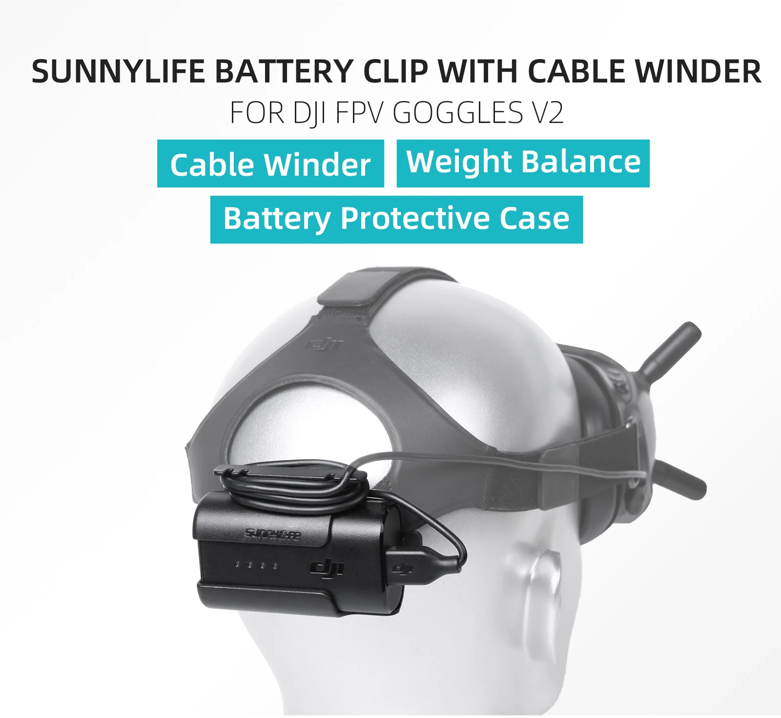 Sunnylife зажим для аккумулятора управление кабелем для DJI FPV Goggles V2 намотка защитный чехол повязка на голову задний держатель аксессуары
Sunnylife зажим для аккумулятора управление кабелем для DJI FPV Goggles V2 намотка защитный чехол повязка на голову задний держатель аксессуары