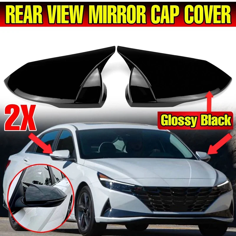 M Style Car Glossy Black Rearview Mirror Cover Trim Frame Side Mirror Caps for Hyundai Elantra 2021 2022
M Style Car Glossy Black Rearview Mirror Cover Trim Frame Side Mirror Caps for Hyundai Elantra 2021 2022