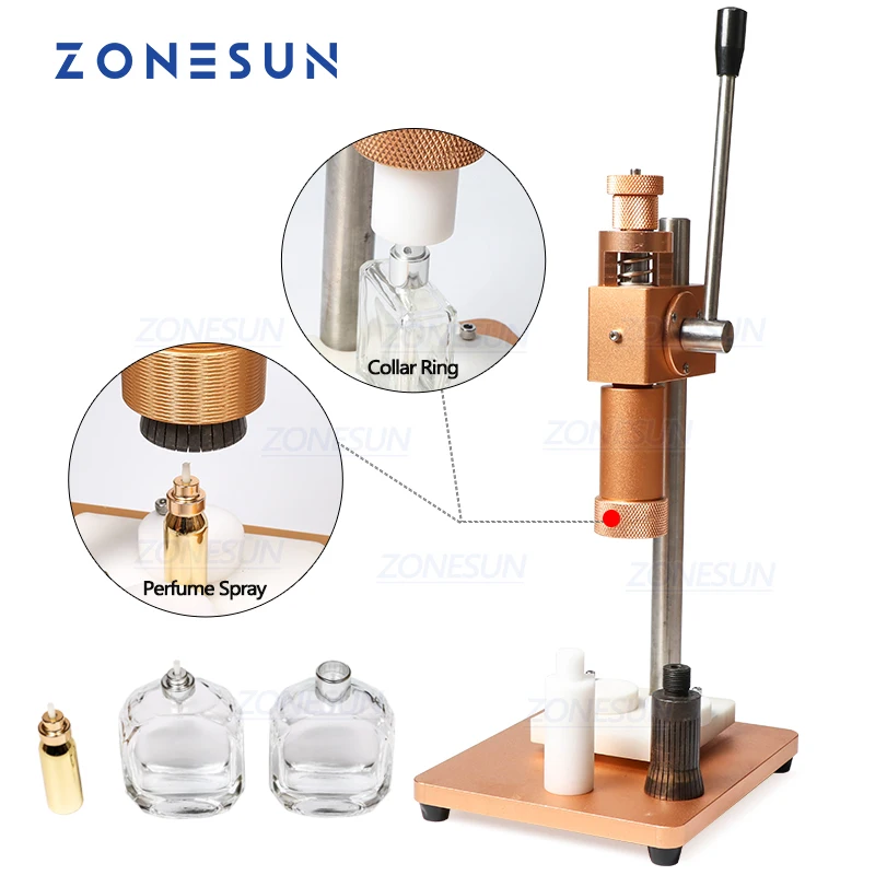 ZONESUN 13/15/18/20 мм Ручная ОБЖИМНАЯ машина для флаконов духов двойного назначения для воротника распылителя
ZONESUN 13/15/18/20 мм Ручная ОБЖИМНАЯ машина для флаконов духов двойного назначения для воротника распылителя