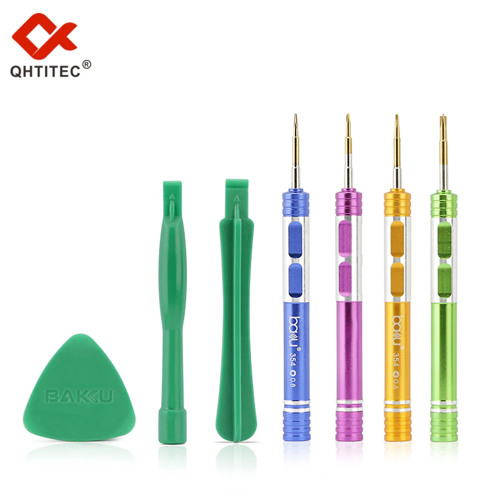 QHTITEC Screwdriver Set 7 In 1 Disassembly Screwdriver Tool Cross 1.5/0.8 Screw Head Mobile Computer Repair Tools Professional
QHTITEC Screwdriver Set 7 In 1 Disassembly Screwdriver Tool Cross 1.5/0.8 Screw Head Mobile Computer Repair Tools Professional