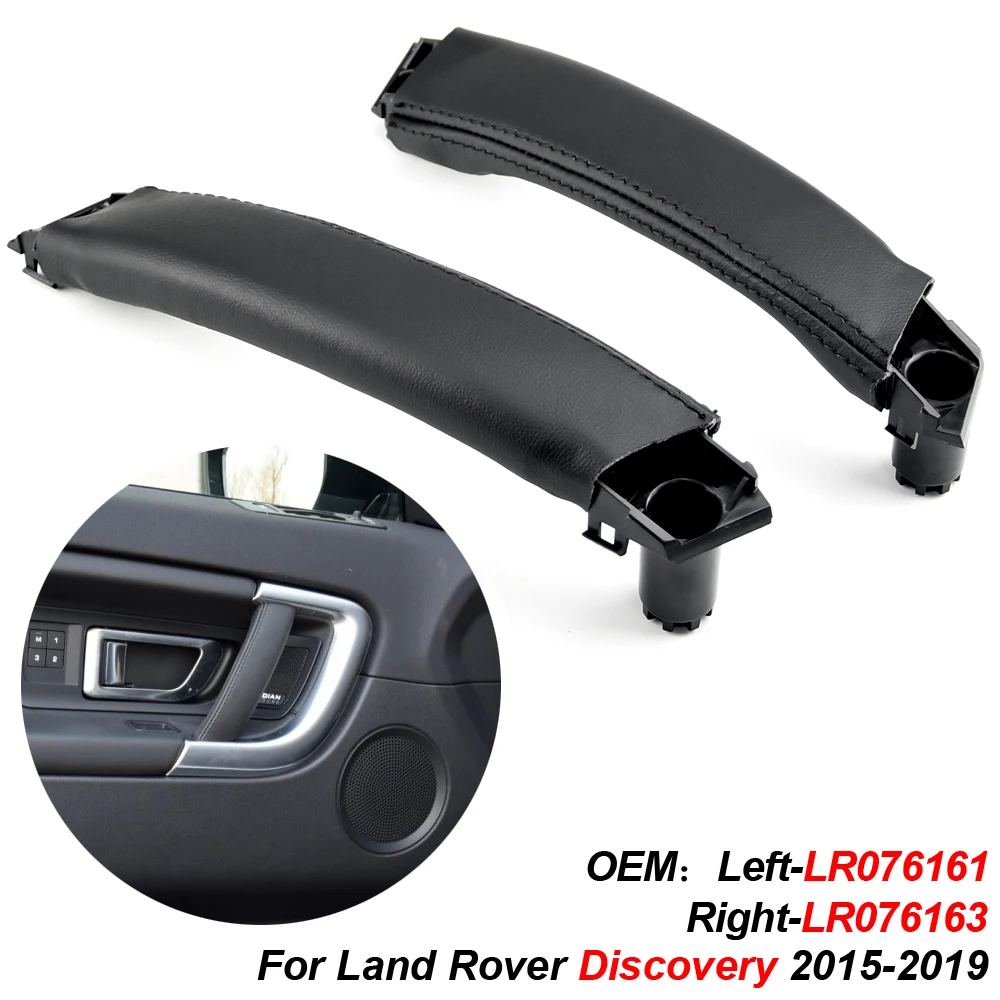 Car Left Inner Door Pull Handle Black PU Leather Fit for Land Rover L550 Discovery Sport 2015-2017 2018 2019 LR076161 LR076163
Car Left Inner Door Pull Handle Black PU Leather Fit for Land Rover L550 Discovery Sport 2015-2017 2018 2019 LR076161 LR076163