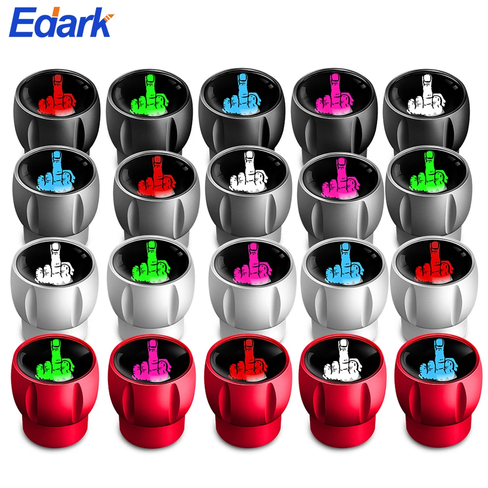 4 шт./компл. Металлические колпачки клапанов в стиле логотипа среднего пальца, пылезащитные колпачки универсальные подходят для автомобиле...
4 шт./компл. Металлические колпачки клапанов в стиле логотипа среднего пальца, пылезащитные колпачки универсальные подходят для автомобиле...