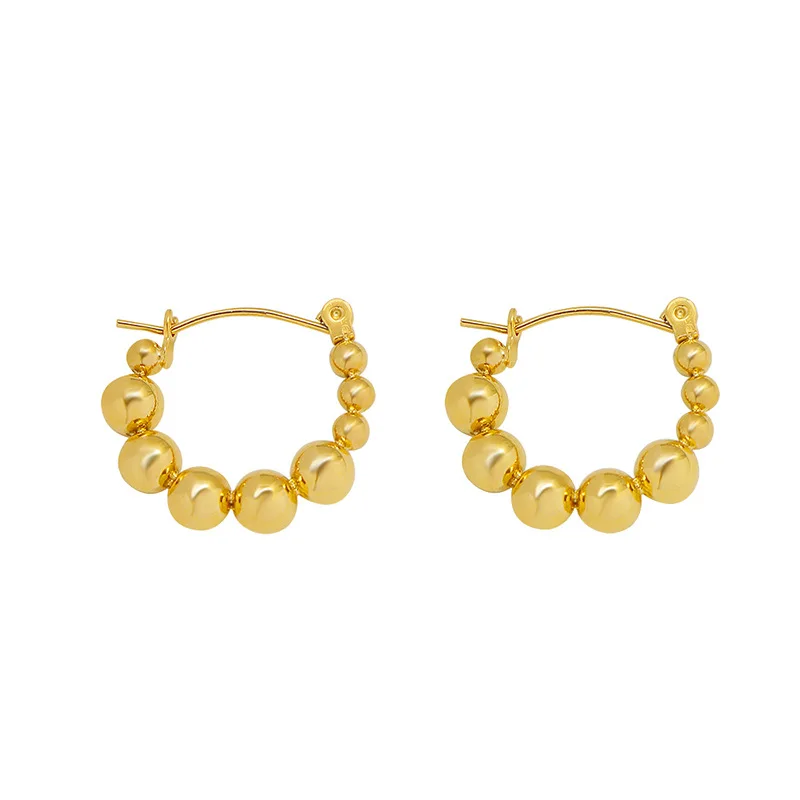 Fashion Multi Beads Stud Earrings Wholesale Gold Color Stainless Steel Jewelry For Women Paty Gifts Bijoux Free Shipping 2023
Fashion Multi Beads Stud Earrings Wholesale Gold Color Stainless Steel Jewelry For Women Paty Gifts Bijoux Free Shipping 2023