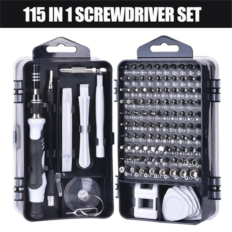115 in 1 Screwdriver Set Mini Precision Screwdriver Multi Computer PC Mobile Phone Device Repair INSULATED Hand Home Tools
115 in 1 Screwdriver Set Mini Precision Screwdriver Multi Computer PC Mobile Phone Device Repair INSULATED Hand Home Tools