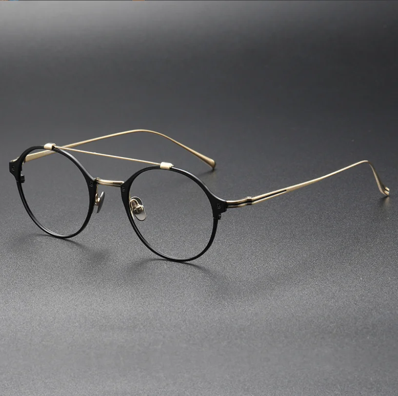Round Frame Pure Titanium Eyeglasses Retro Men Optical Eyewear Japanese Handmade Prescription Vintage Glasses for Women
Round Frame Pure Titanium Eyeglasses Retro Men Optical Eyewear Japanese Handmade Prescription Vintage Glasses for Women