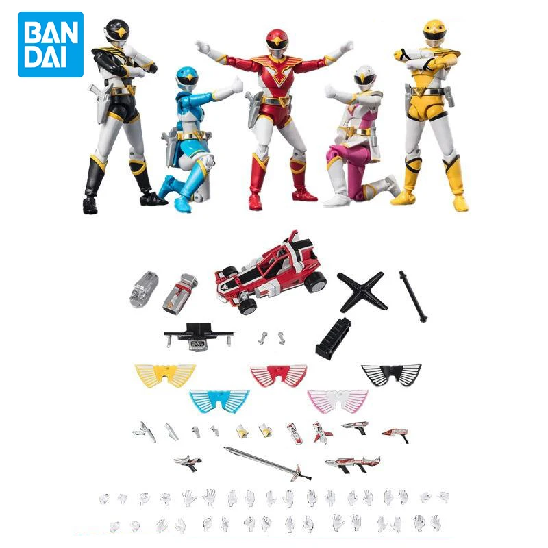 Оригинальные фигурки героев аниме BANDAI SHODO SUPER Choujin Sentai Jetman, игрушечные модели
Оригинальные фигурки героев аниме BANDAI SHODO SUPER Choujin Sentai Jetman, игрушечные модели