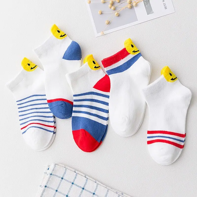 5 Pairs/lot New Summer Boys Girls Kids Socks Set 3-12Y Children Kids Thin Short Socks Cotton Comfortable Child Socks
5 Pairs/lot New Summer Boys Girls Kids Socks Set 3-12Y Children Kids Thin Short Socks Cotton Comfortable Child Socks