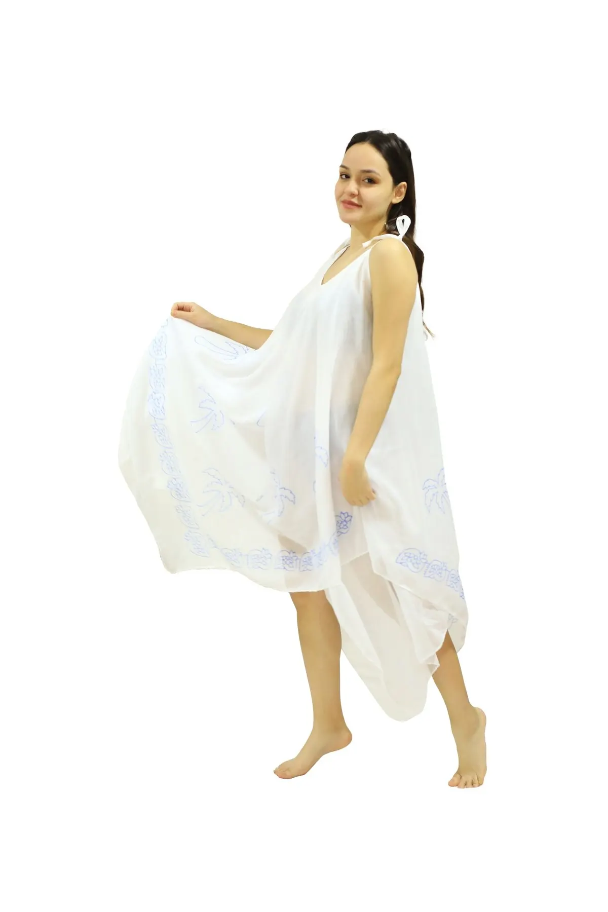 Women's Pareo Swimwear Cover Up Dress Sexy Tunic Suit Beachwear Female Beach Bikini Cover Loose Mini Dress
Women's Pareo Swimwear Cover Up Dress Sexy Tunic Suit Beachwear Female Beach Bikini Cover Loose Mini Dress