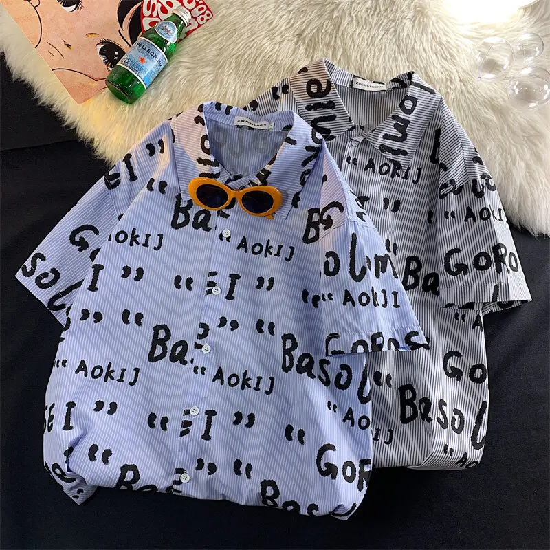 XZ-221-1-C360-P35Summer Hong Kong Style Flat Printed Striped Short Sleeve Casual Overshirt
XZ-221-1-C360-P35Summer Hong Kong Style Flat Printed Striped Short Sleeve Casual Overshirt