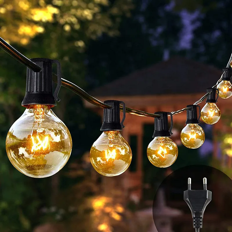 15M 50/38 Bulbs Led String Lights Street Garlands Christmas Tree Decorations Outdoor New Year Wedding Fairy Garden Decor Lights
15M 50/38 Bulbs Led String Lights Street Garlands Christmas Tree Decorations Outdoor New Year Wedding Fairy Garden Decor Lights