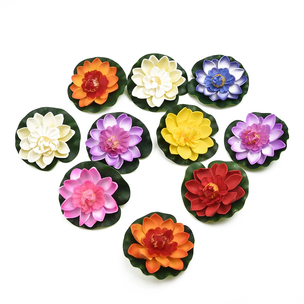 Home Supplies Wedding Decoration Artificial Flower EVA Fake Lotus-Leaf Water Lily Floating Pool Aquarium Placed Plant Safe 10pcs
Home Supplies Wedding Decoration Artificial Flower EVA Fake Lotus-Leaf Water Lily Floating Pool Aquarium Placed Plant Safe 10pcs