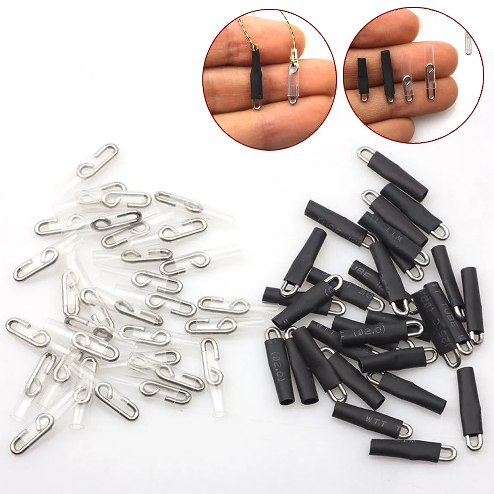 20pcs/Bag Safety Lead Snap Swivel Tube Heat Shrink Tubing Fishing Snap Connector Fish Hook Swivel Connector Fishing Accessories
20pcs/Bag Safety Lead Snap Swivel Tube Heat Shrink Tubing Fishing Snap Connector Fish Hook Swivel Connector Fishing Accessories