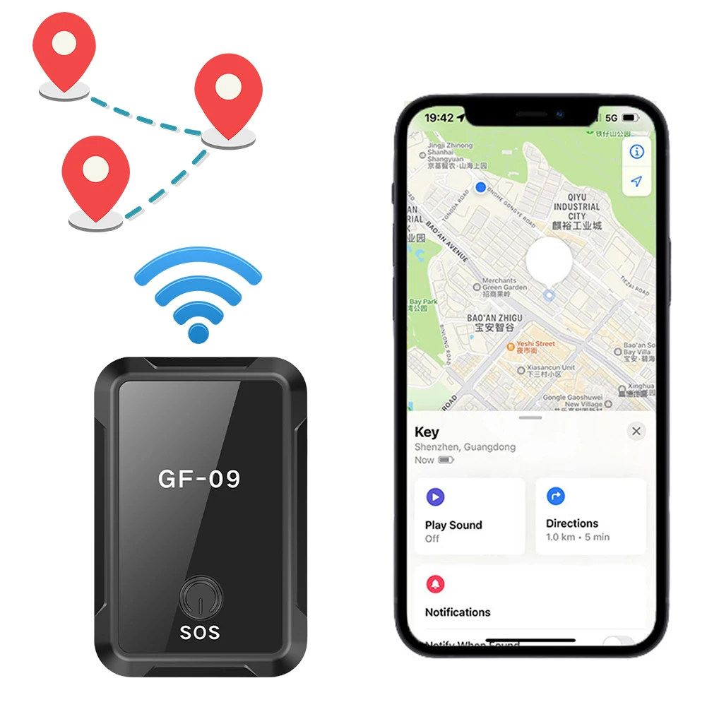 Противоугонное устройство управление через приложение WIFI LBS локатор AGPS запись