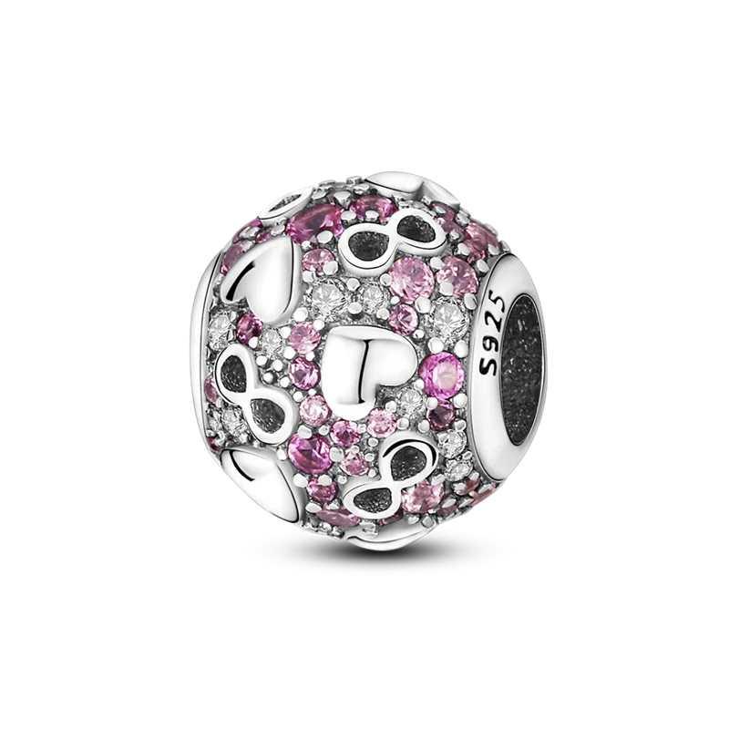 Sterling Silver Pink Heart Pendant Charm for Women Original Silver Bracelet or Necklace KTC082
Sterling Silver Pink Heart Pendant Charm for Women Original Silver Bracelet or Necklace KTC082