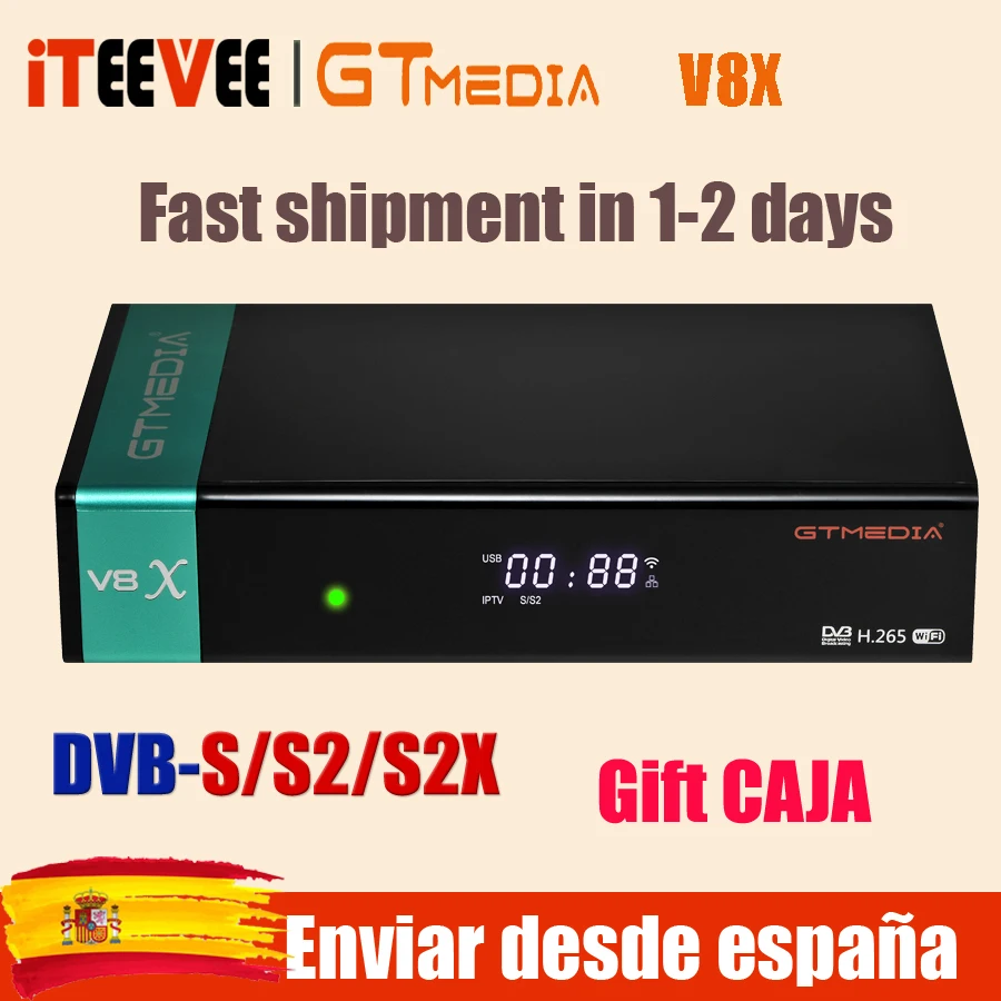 Best H.265 GTmedia V8X Support Cajacam FTA DVB S2/S2X Satellite TV Receiver With Card Slot CA Better Than V8 NOVA V9 Super
Best H.265 GTmedia V8X Support Cajacam FTA DVB S2/S2X Satellite TV Receiver With Card Slot CA Better Than V8 NOVA V9 Super