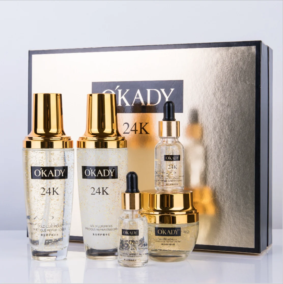Набор для ухода за кожей лица OKADY 24K Gold, увлажняющая сыворотка для лица, отбеливающий крем, укрепляющий уход за лицом, лосьон с тонером, товары...
Набор для ухода за кожей лица OKADY 24K Gold, увлажняющая сыворотка для лица, отбеливающий крем, укрепляющий уход за лицом, лосьон с тонером, товары...