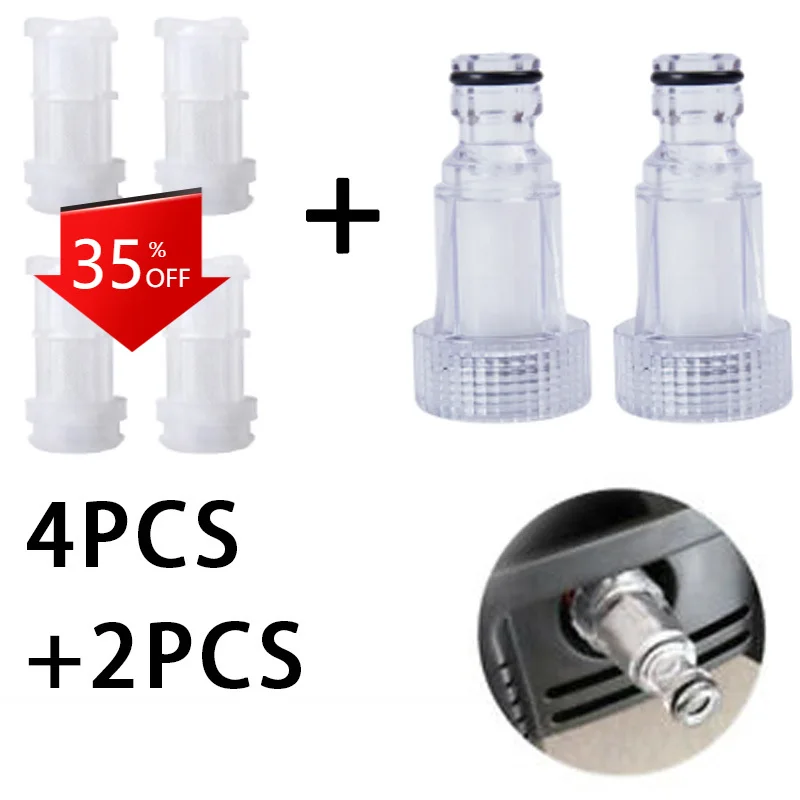 Plastic Clear Filter Kit For Karcher K2-K7 Series High Pressure Washer Accessory Garden Water Connector Filter Nets Car Adapter
Plastic Clear Filter Kit For Karcher K2-K7 Series High Pressure Washer Accessory Garden Water Connector Filter Nets Car Adapter