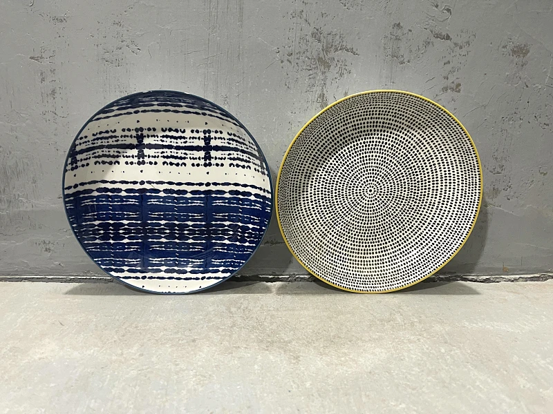 American Ethnic Geometric Decoration Circular Half Height 21cm Ceramic Plate Household Dining Plate
American Ethnic Geometric Decoration Circular Half Height 21cm Ceramic Plate Household Dining Plate