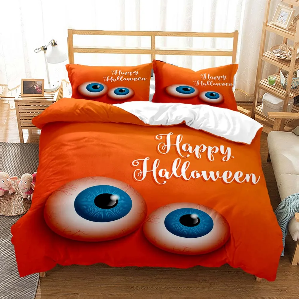 Комплект постельного белья 3D с рисунком ужасов глаз на Хэллоуин 
Комплект постельного белья 3D с рисунком ужасов глаз на Хэллоуин