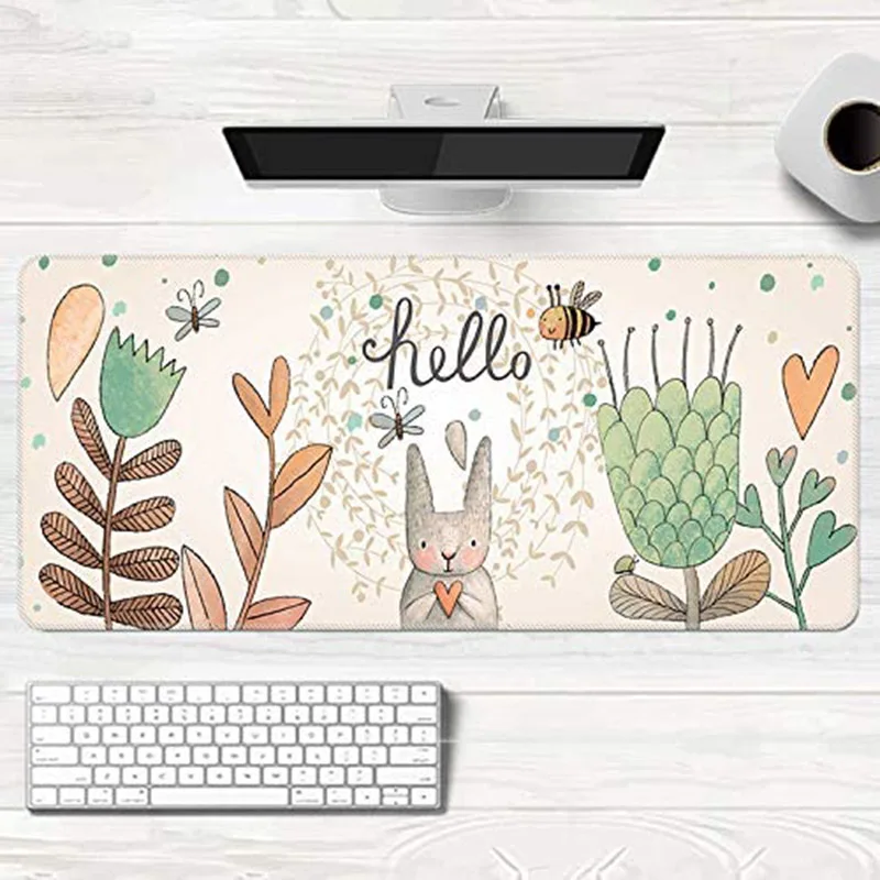 Flower Fairy Rabbit Pattern Oversized Leather Desk Pad Office PU Student Writing Pad Computer Desk Pad 80x30cm
Flower Fairy Rabbit Pattern Oversized Leather Desk Pad Office PU Student Writing Pad Computer Desk Pad 80x30cm