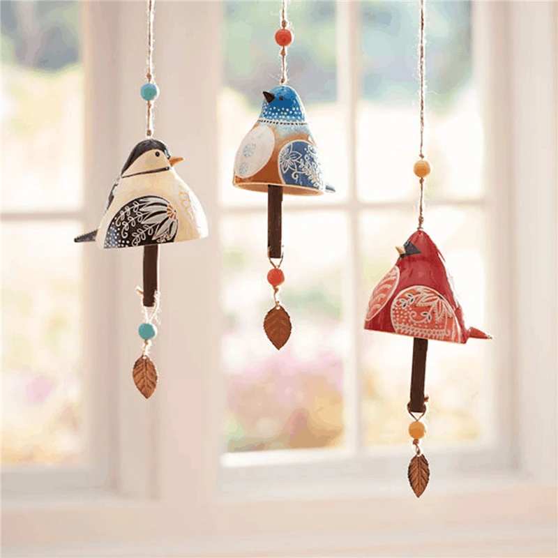 Bird Bell Wind Chimes Hand Painted Outdoor Garden Decor Wind Chime Durable Door Hangings Exquisite Decorative Pendant Titmouse
Bird Bell Wind Chimes Hand Painted Outdoor Garden Decor Wind Chime Durable Door Hangings Exquisite Decorative Pendant Titmouse