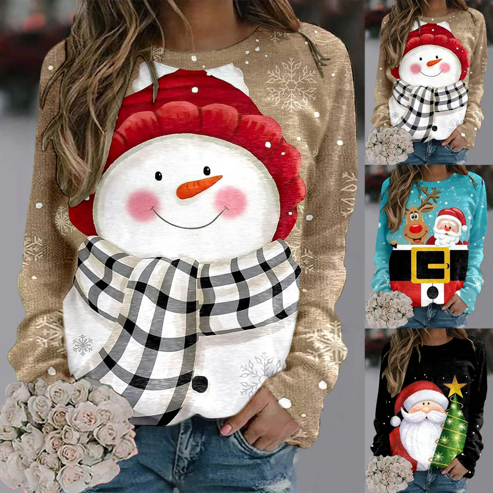 Long Zip up Sweatshirt Women Autumn And Winter Casual Cute Christmas Snowman Christmas Tree Printed Long Christmas Hoodie Zip up
Long Zip up Sweatshirt Women Autumn And Winter Casual Cute Christmas Snowman Christmas Tree Printed Long Christmas Hoodie Zip up