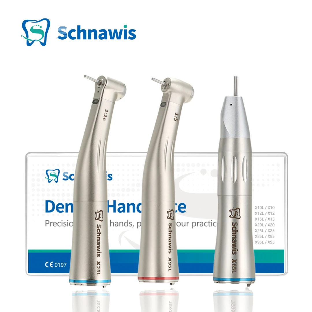 Dental Low Speed Handpiece Against Contra Angle With Optic Fiber X95L/X25L/X65L Dentistry contraangulo High Speed Handpiece
Dental Low Speed Handpiece Against Contra Angle With Optic Fiber X95L/X25L/X65L Dentistry contraangulo High Speed Handpiece