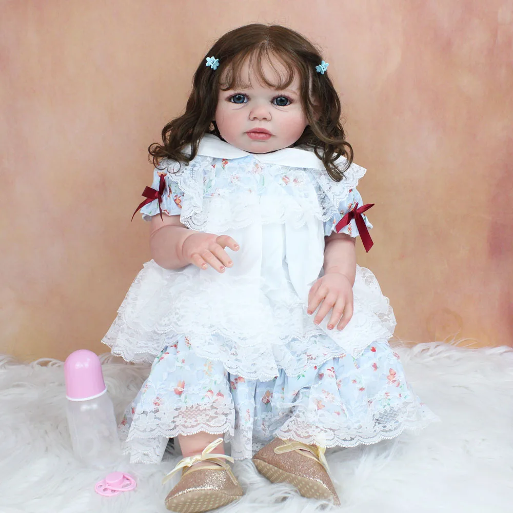 Reborn Baby Girl Doll Rooted Hair 3D Paint Skin Vein 65 CM 1.8 KG Silicone Princess Toddler Artist Collection Handmade
Reborn Baby Girl Doll Rooted Hair 3D Paint Skin Vein 65 CM 1.8 KG Silicone Princess Toddler Artist Collection Handmade
