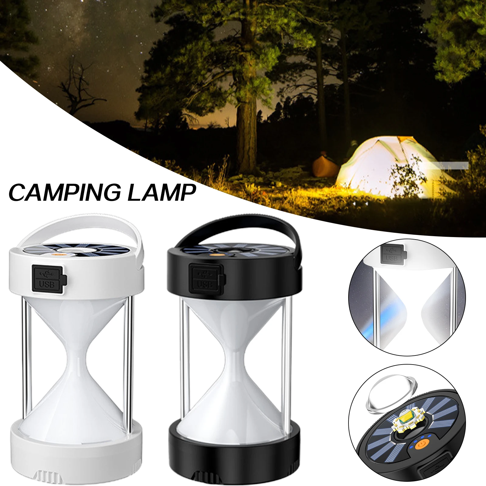 Portable Solar Emergency Light Survival Equipment Lantern Rechargeable Camping Tent Travel Flashlight Outdoor Multifunctional
Portable Solar Emergency Light Survival Equipment Lantern Rechargeable Camping Tent Travel Flashlight Outdoor Multifunctional