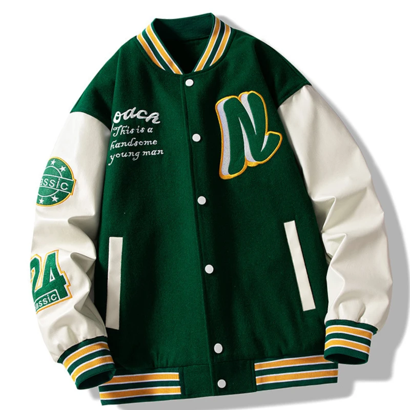 Куртка мужская бейсбольная, модная одежда в американском стиле, свободная брендовая одежда с вышивкой, повседневная одежда для колледжа, ве...
Куртка мужская бейсбольная, модная одежда в американском стиле, свободная брендовая одежда с вышивкой, повседневная одежда для колледжа, ве...