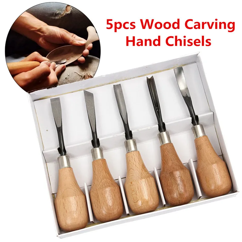 5PCS Wood Carving Chisels Knife Butt/Corner/Skew/Round/Arc Basic Detailed Carving Professional Woodworker DIY Hand Tool
5PCS Wood Carving Chisels Knife Butt/Corner/Skew/Round/Arc Basic Detailed Carving Professional Woodworker DIY Hand Tool