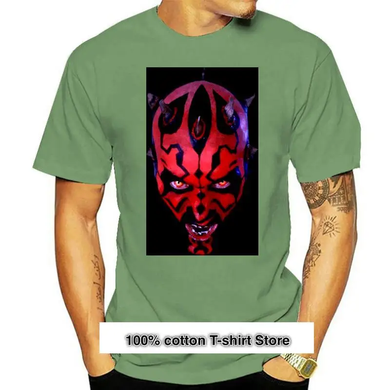 Camiseta de Darth Maul, camisa negra 100% de algodón de Bmf Apparel, camiseta ajustada
Camiseta de Darth Maul, camisa negra 100% de algodón de Bmf Apparel, camiseta ajustada