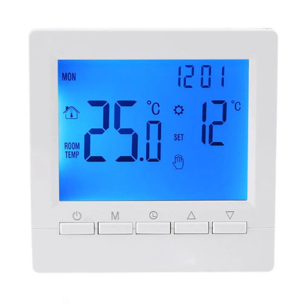 1pc 3A Thermostat Room Temperature Controller Programmable LCD Digital Display Battery Powered For Room Heating Gas Boiler
1pc 3A Thermostat Room Temperature Controller Programmable LCD Digital Display Battery Powered For Room Heating Gas Boiler