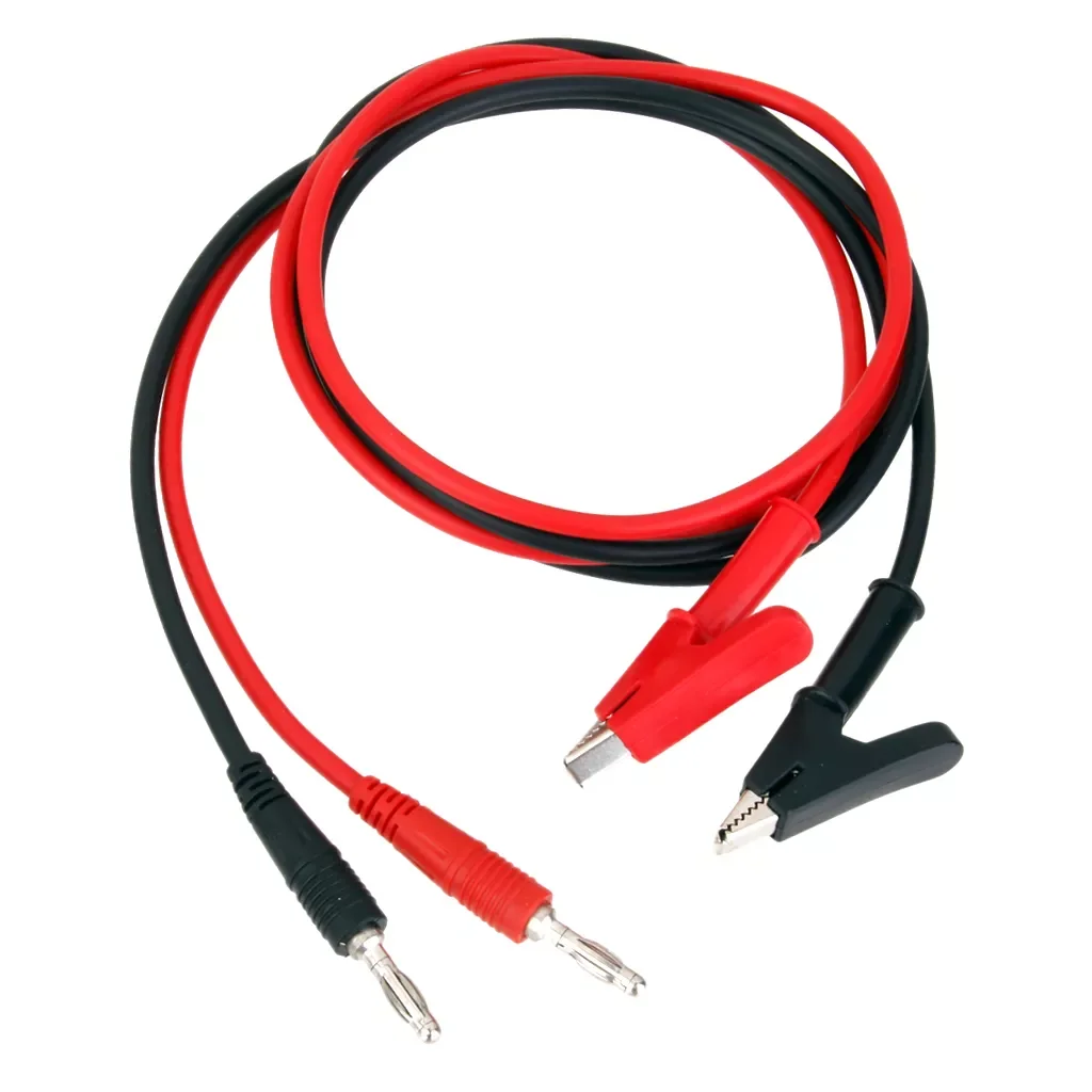 2023New 100cm Banana Plug To Aligator Clip Clamp Multimeter Connector Probe Lead Shrouded Alligator Clip & Banana Plug
2023New 100cm Banana Plug To Aligator Clip Clamp Multimeter Connector Probe Lead Shrouded Alligator Clip & Banana Plug
