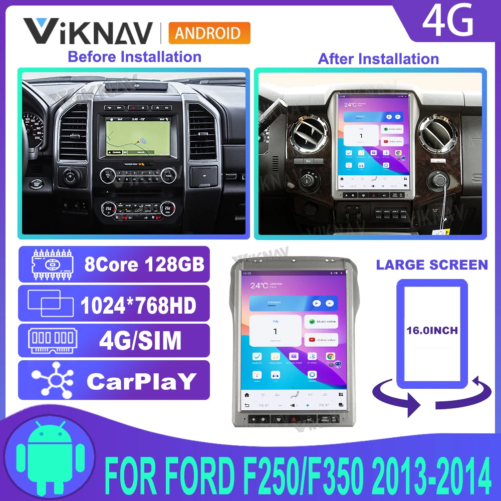 Автомобильный радиоприемник на Android, 12,1 дюйма, для Ford F250 F350 2013-2014, вертикальный сенсорный экран, GPS-навигация, мультимедийный плеер, головное устройство
Автомобильный радиоприемник на Android, 12,1 дюйма, для Ford F250 F350 2013-2014, вертикальный сенсорный экран, GPS-навигация, мультимедийный плеер, головное устройство