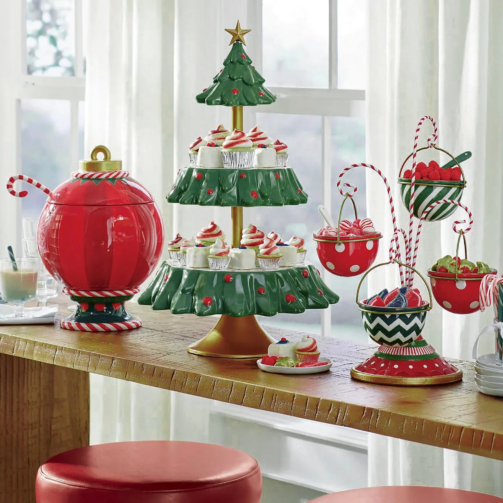 Christmas Table Dessert Display Rack With Bowl Tray Resin Rack Candy Parlor Storage Holder Christmas Festival Decoration
Christmas Table Dessert Display Rack With Bowl Tray Resin Rack Candy Parlor Storage Holder Christmas Festival Decoration