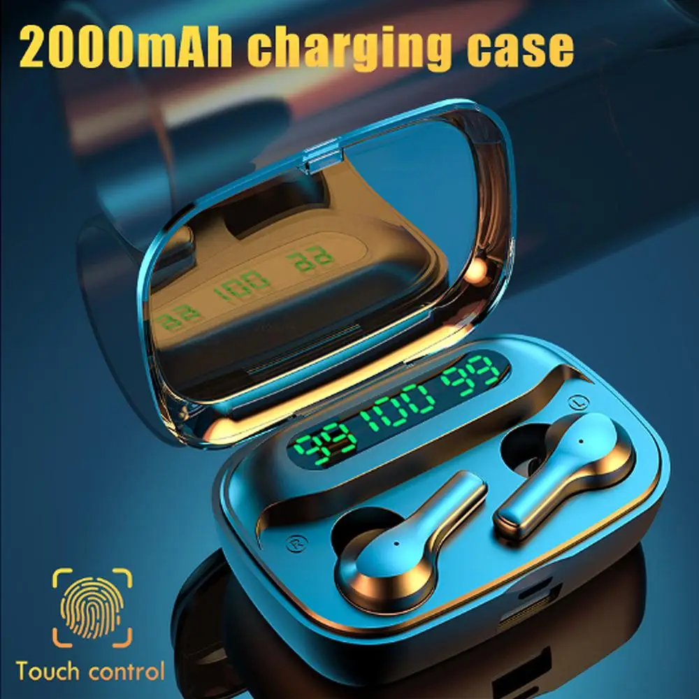 Bluetooth-compatible Earphone Touch Control Wireless Headphones 9D Stereo TWS 5.0 with Mic Waterproof Noise Cancel Earbuds
Bluetooth-compatible Earphone Touch Control Wireless Headphones 9D Stereo TWS 5.0 with Mic Waterproof Noise Cancel Earbuds