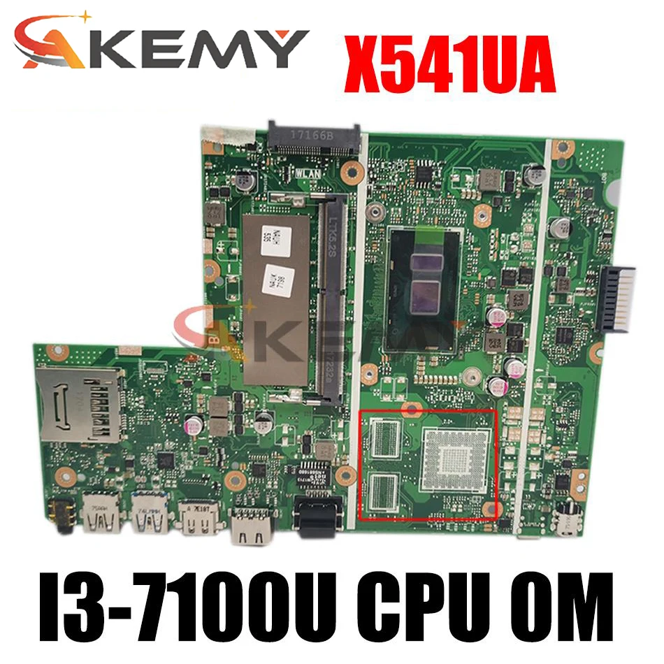 Akemy для Asus X541UJ X541UV X541UVK X541UQ X541UQK X541UA X541UAK X541U Материнская плата ноутбука с процессором I3-7100U 0M GM
Akemy для Asus X541UJ X541UV X541UVK X541UQ X541UQK X541UA X541UAK X541U Материнская плата ноутбука с процессором I3-7100U 0M GM