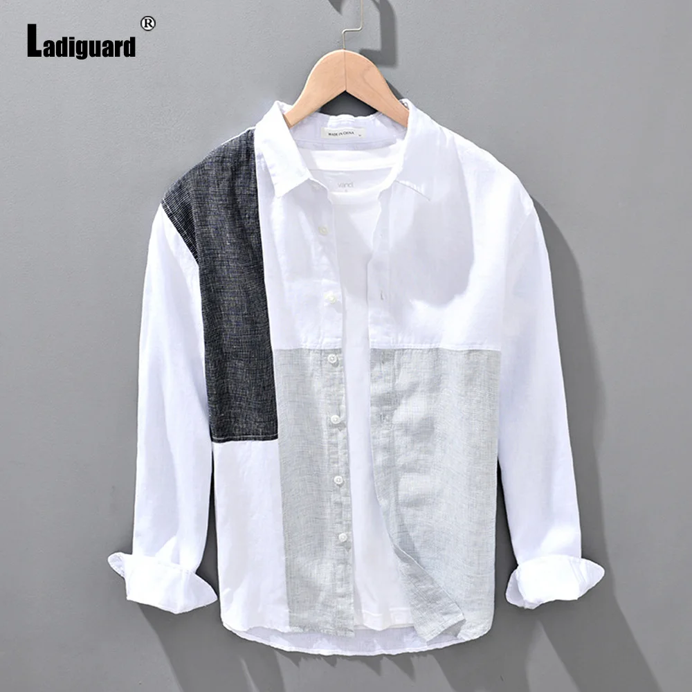 Ladiguard 2023 harajuku Fashion Shirts Wear Men Long Sleeves Linen Shirt Vintage Spiced Tops Streetwear Mens Open Stitch Blouse
Ladiguard 2023 harajuku Fashion Shirts Wear Men Long Sleeves Linen Shirt Vintage Spiced Tops Streetwear Mens Open Stitch Blouse