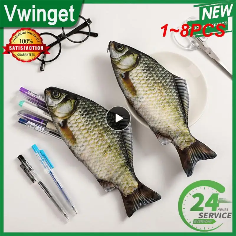 1~8PCS Simplicity Funny Simulated Salted Fish Pencil Case Creative Large Capacity Pouch Bag Kawaii Back To School Stationery
1~8PCS Simplicity Funny Simulated Salted Fish Pencil Case Creative Large Capacity Pouch Bag Kawaii Back To School Stationery