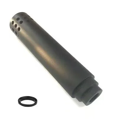 Black 5.5'' Long CNC Muzzle Brake 1/2x28 Thread 223/ 556/ 22LR Extension Multi-Port For Hunting
Black 5.5'' Long CNC Muzzle Brake 1/2x28 Thread 223/ 556/ 22LR Extension Multi-Port For Hunting