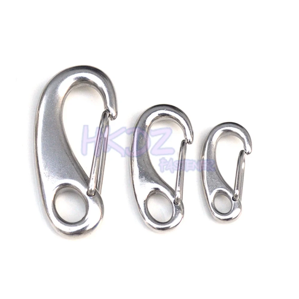 1PCS Stainless Steel Egg Shape Spring Snap Hook clips Quick Link Carabiner Buckle eye shackle Lobster Claw outdoor
1PCS Stainless Steel Egg Shape Spring Snap Hook clips Quick Link Carabiner Buckle eye shackle Lobster Claw outdoor