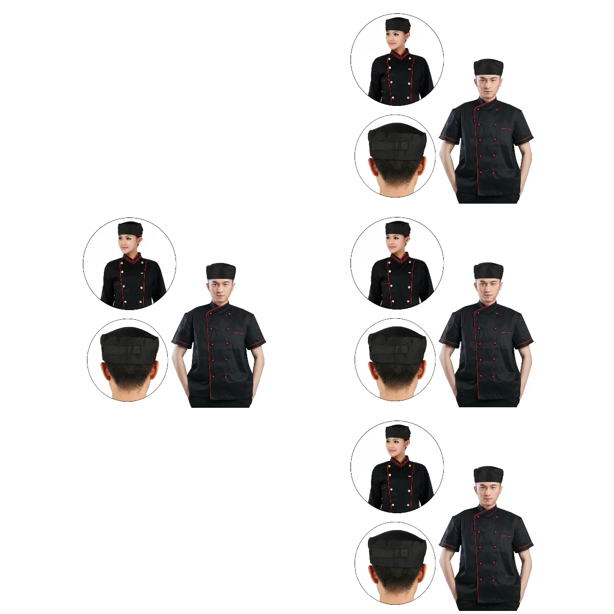 4pcs Breathable Mesh Professional Catering Hat with Adjustable Strap - One Size (Black)
4pcs Breathable Mesh Professional Catering Hat with Adjustable Strap - One Size (Black)