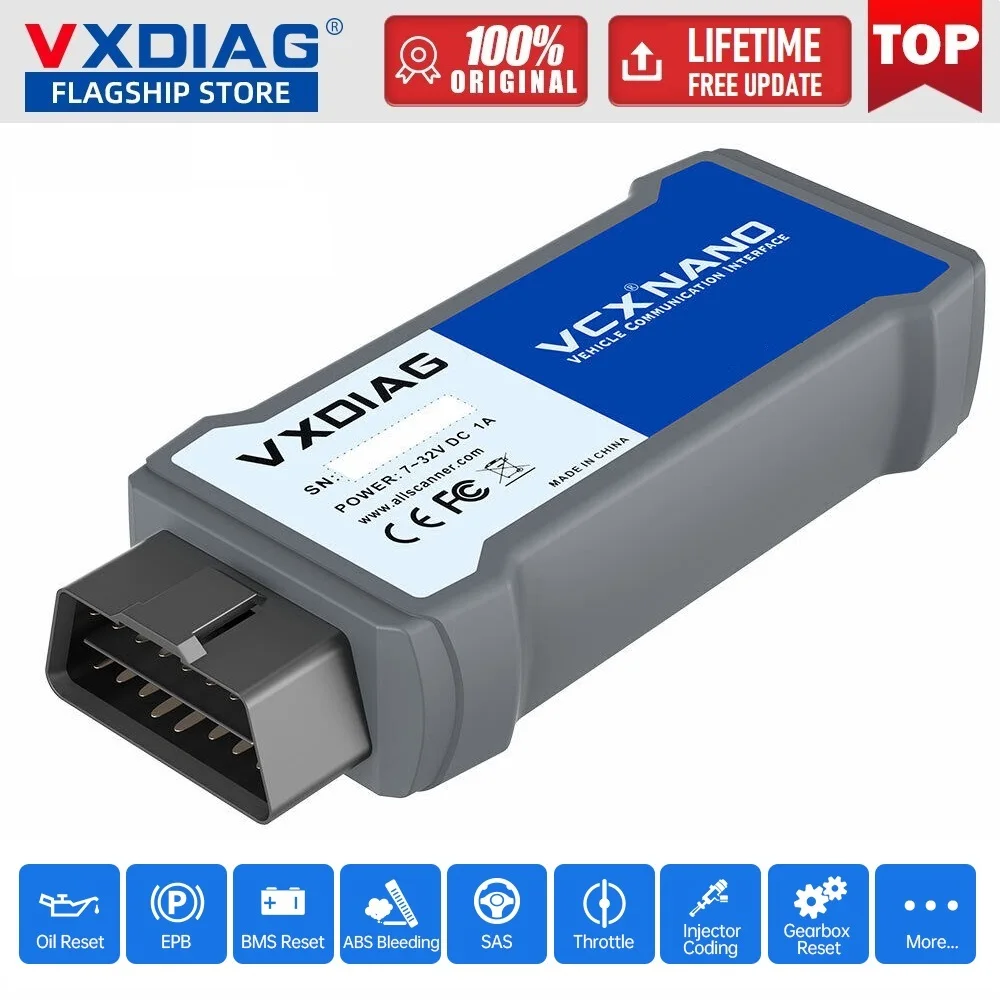 VXDIAG NANO NX600 For GM/Opel Code Scanner ECU Programming Coding OBD2 Car Professional Diagnostic Tools For Chevrolet/BuicK
VXDIAG NANO NX600 For GM/Opel Code Scanner ECU Programming Coding OBD2 Car Professional Diagnostic Tools For Chevrolet/BuicK