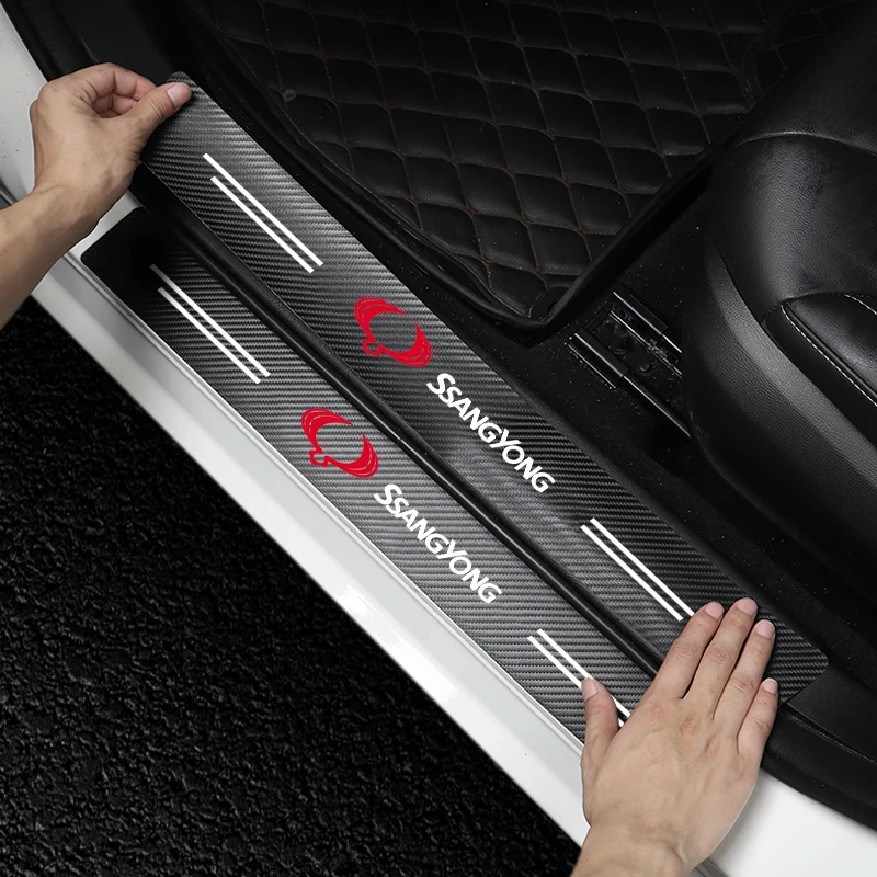4pcs Car Threshold Door Sill Protector Anti Scratch for Ssangyong Rexton 2 Tivolan Musso Tivoli Kyron Actyon Sport Korando Decor
4pcs Car Threshold Door Sill Protector Anti Scratch for Ssangyong Rexton 2 Tivolan Musso Tivoli Kyron Actyon Sport Korando Decor