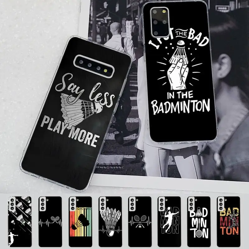 Badminton Sport Phone Case for Samsung S21 A10 for Redmi Note 7 9 for Huawei P30Pro Honor 8X 10i cover
Badminton Sport Phone Case for Samsung S21 A10 for Redmi Note 7 9 for Huawei P30Pro Honor 8X 10i cover