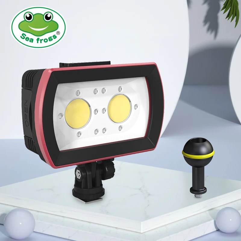Seafrogs 3500Lm 40M Waterproof Camera LED Photo Video Fill Light Lamp Underwater Diving Photography Lighting
Seafrogs 3500Lm 40M Waterproof Camera LED Photo Video Fill Light Lamp Underwater Diving Photography Lighting