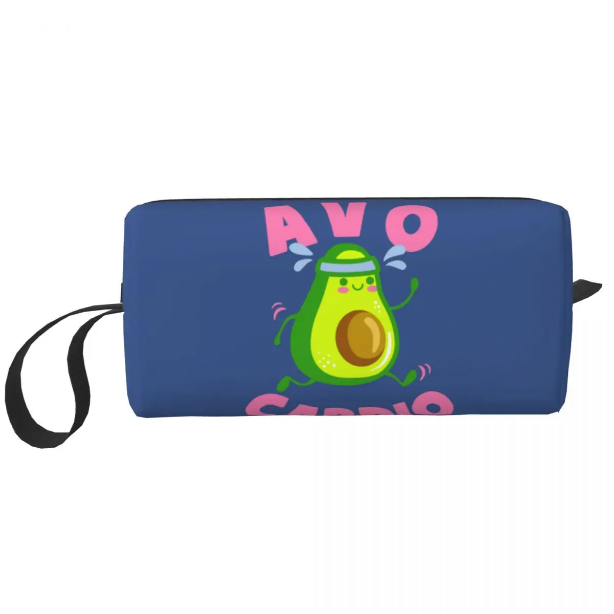 

Travel Avocado Toiletry Bag Cute Fruit Vegan Makeup Cosmetic Organizer for Women Beauty Storage Bags Dopp Kit Case Box